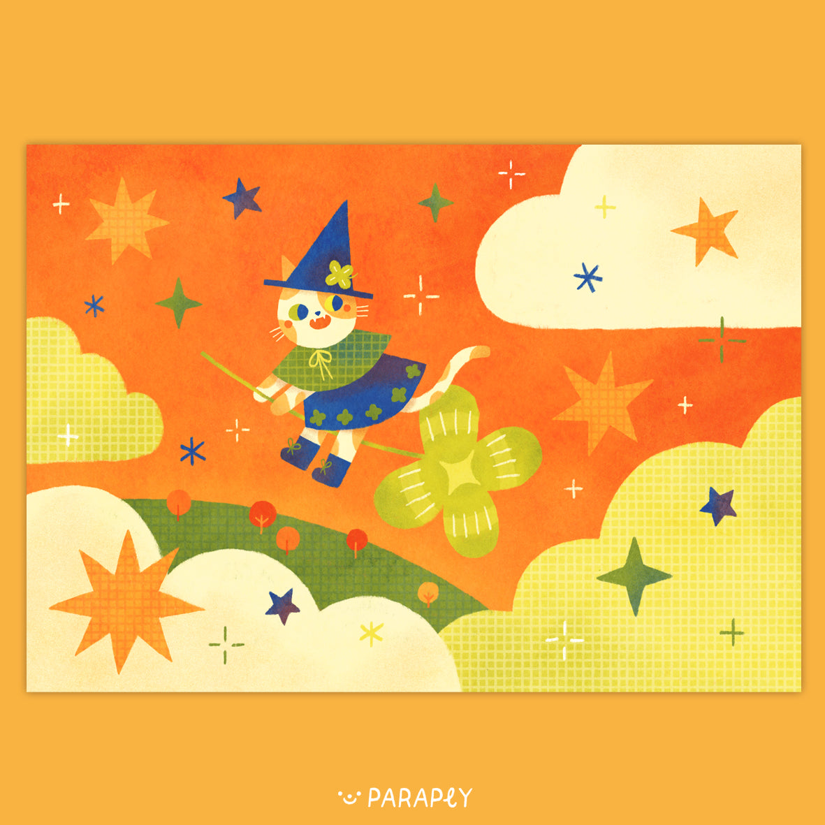 A6 und A4 Print // Clover Witch