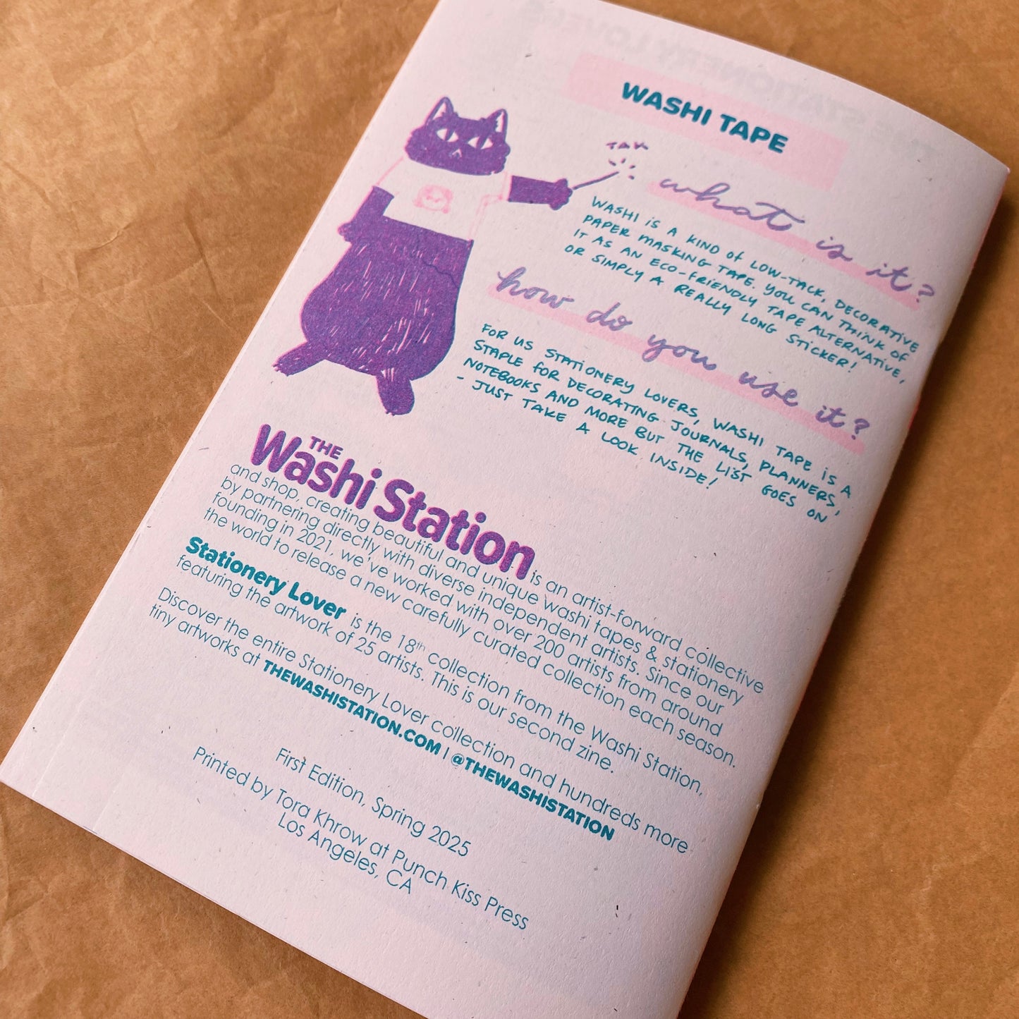 We Love Washi // RISO Zine