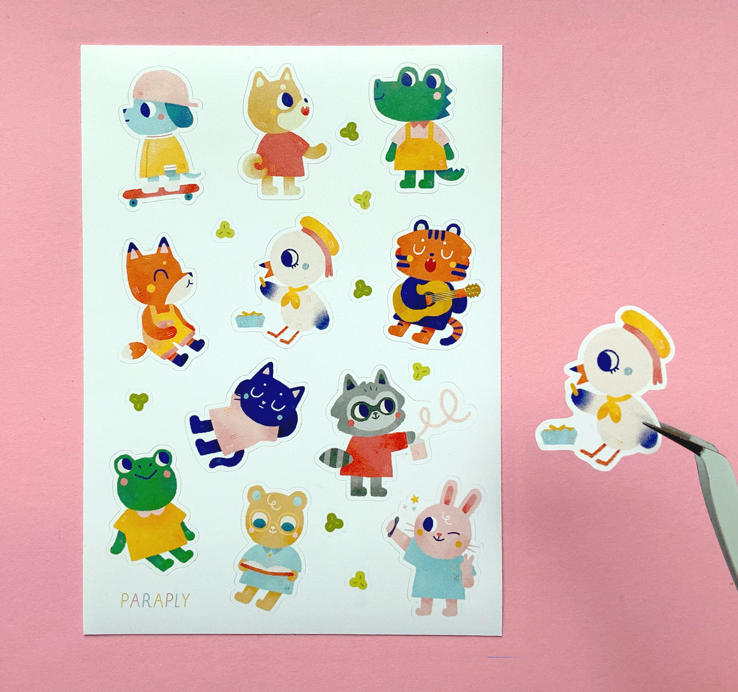 Sticker sheet // Paraply Friends