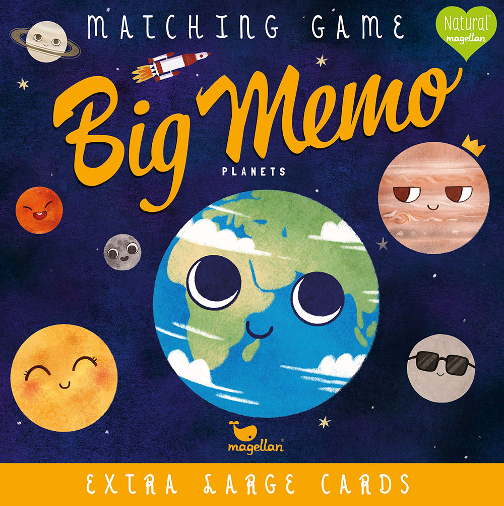 Memo game // Big Memo - Planets