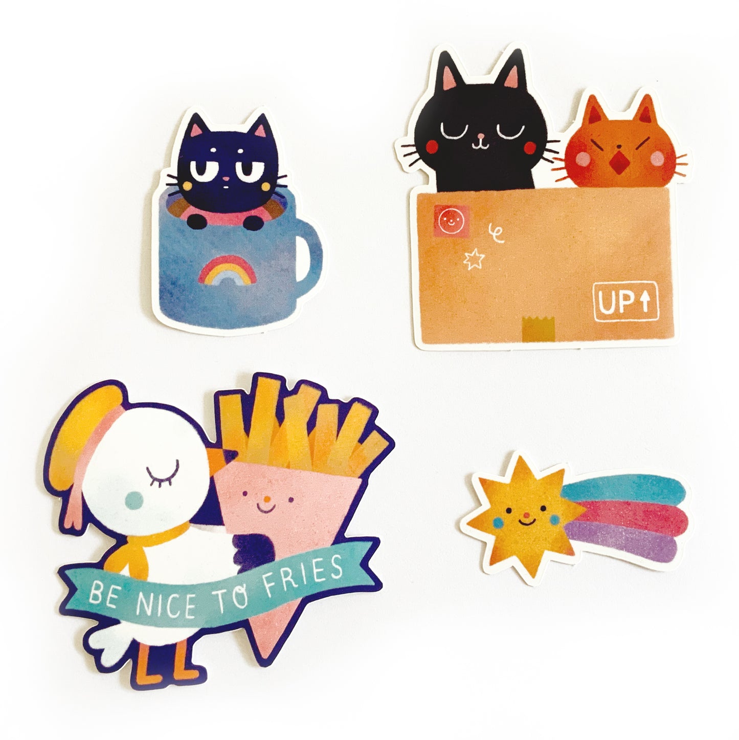 Sticker // Be Nice To Fries