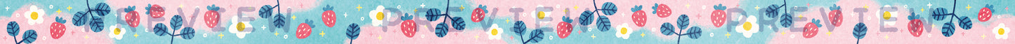 Washi Tape // Strawberry Dream