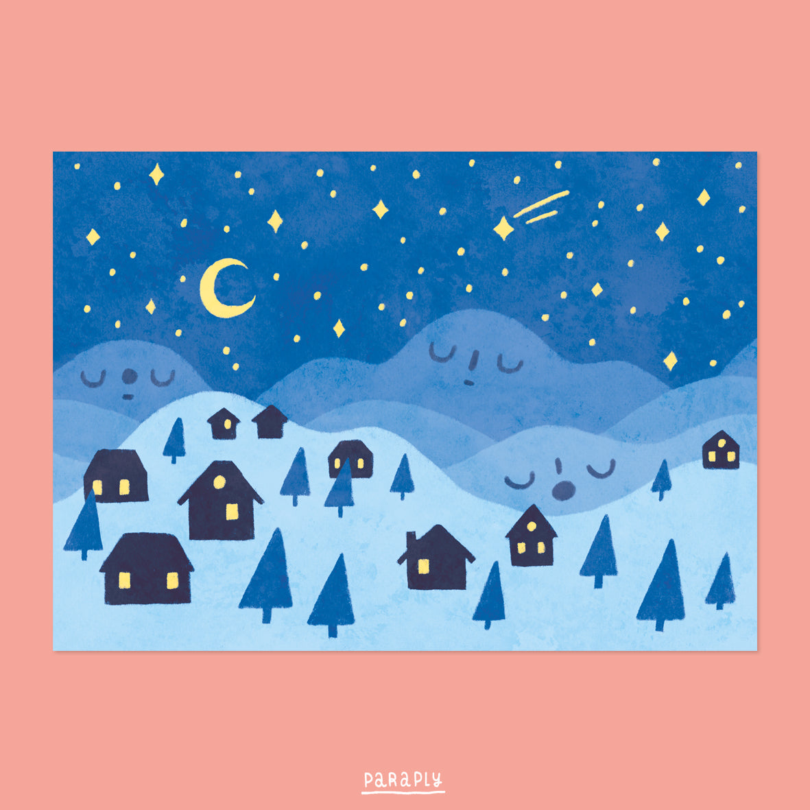 A6 Print // Sleepy Mountains