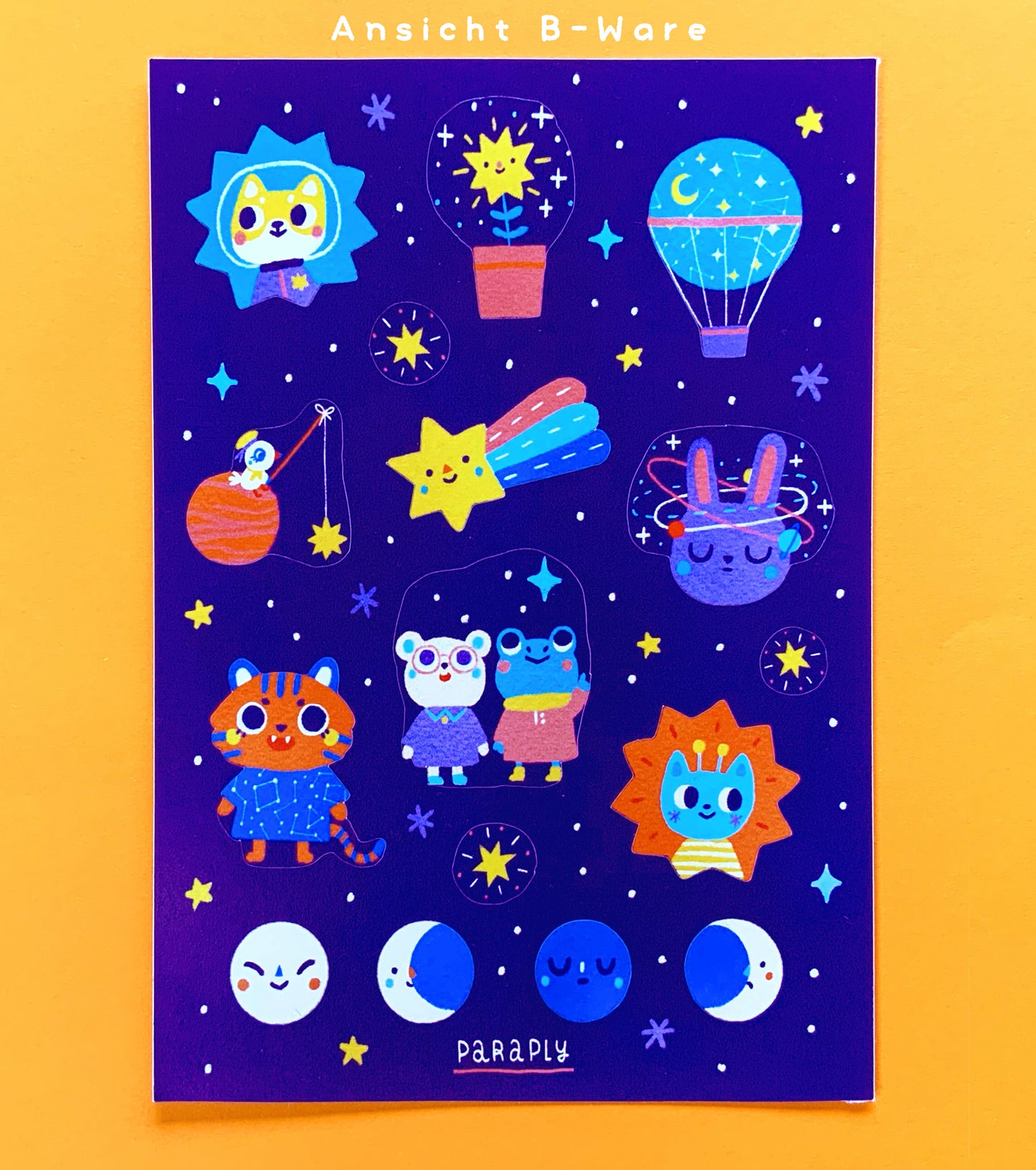 Sticker sheet // Stars & Space