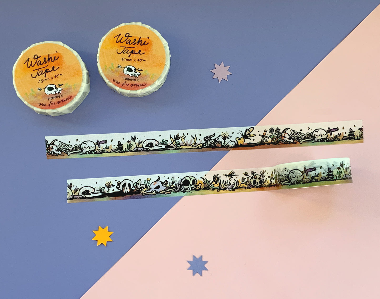 Washi Tape // Skulls (Collab Artist: oneforsorrow)