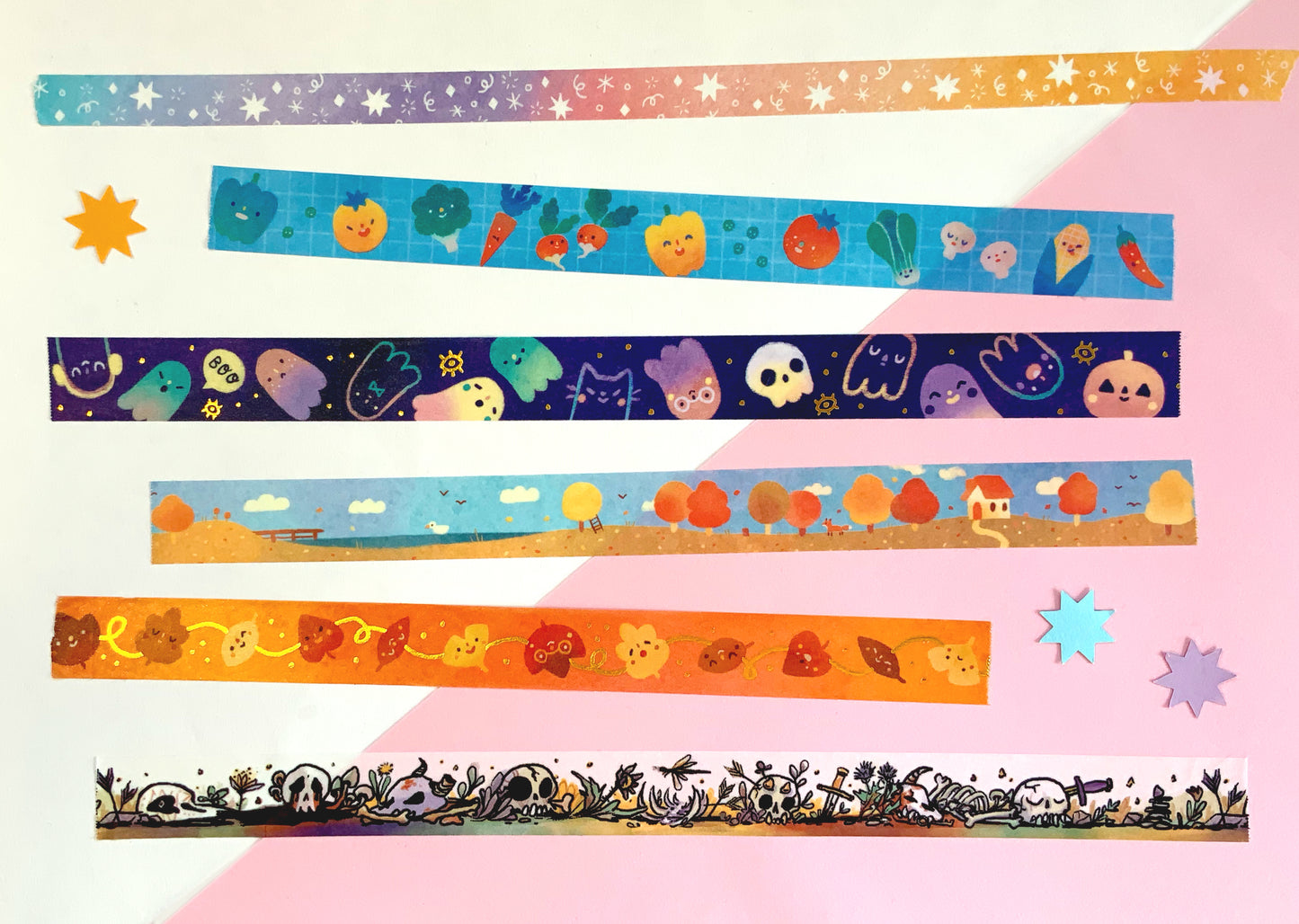 Washi Tape // Skulls (Collab Artist: oneforsorrow)