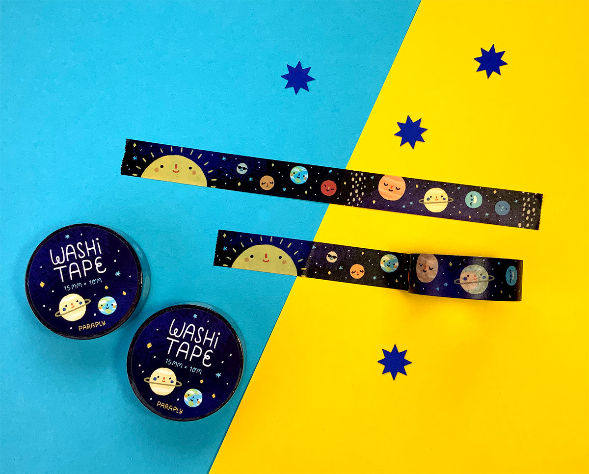 Washi Tape // Solar system