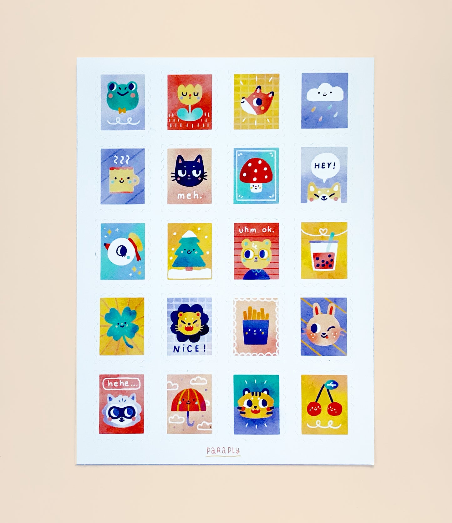 Sticker sheet // Stamps