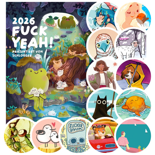 Fuck Yeah! 2026 // Wöchentlicher Wandkalender