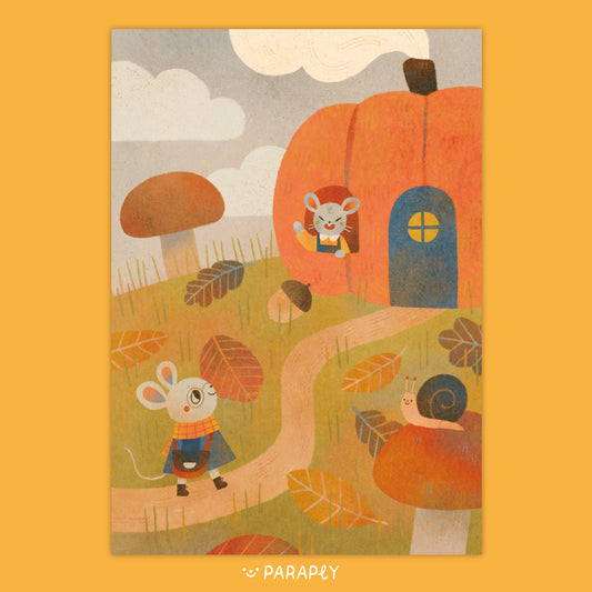 A5 Print // Autumnal Visitor