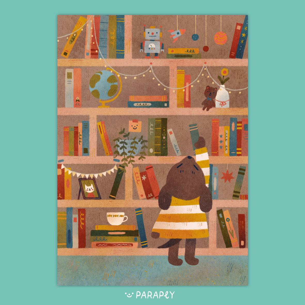 A5 Print // Shelf full of Stories