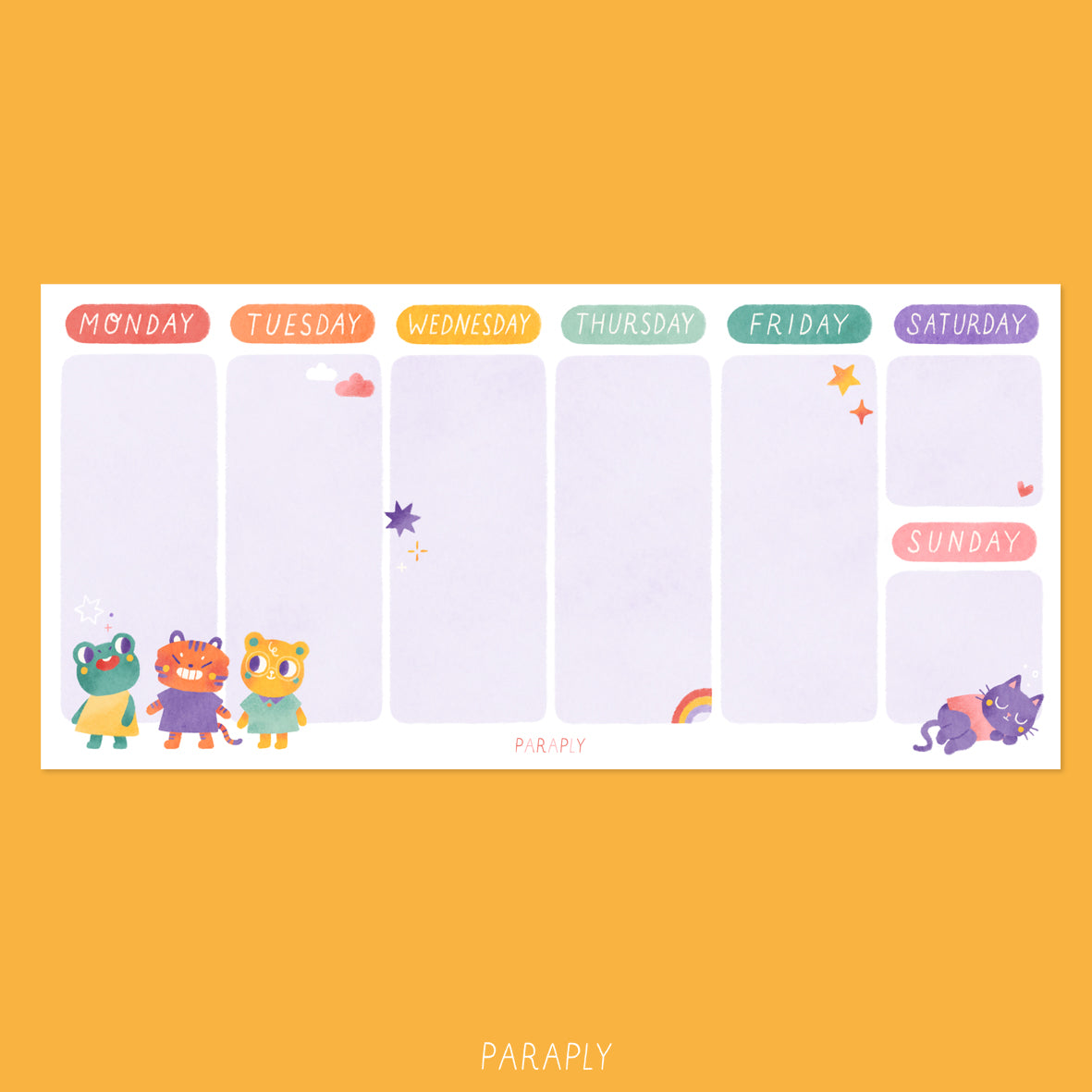 Notepad // Weekly Planner
