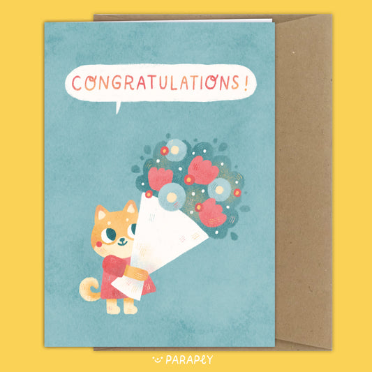 Folded Card // Congratulations