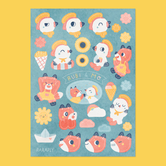 Sticker sheet // Rubi & Mo