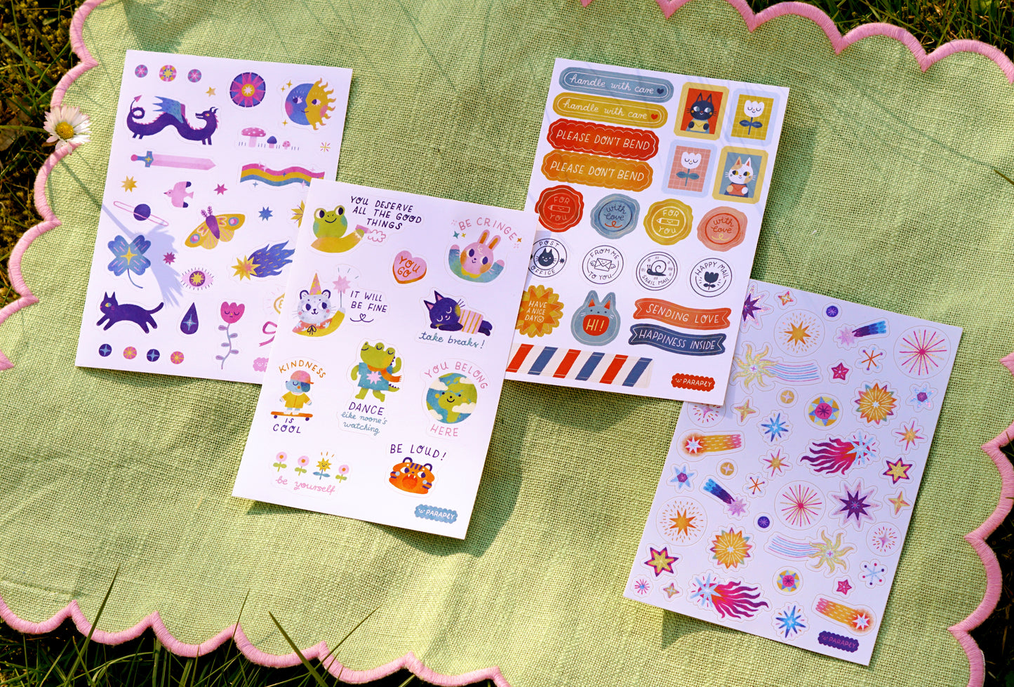 Stickerbogen // Happy Mail