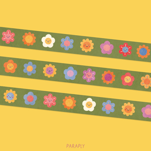 Slim Washi Tape // Flowers