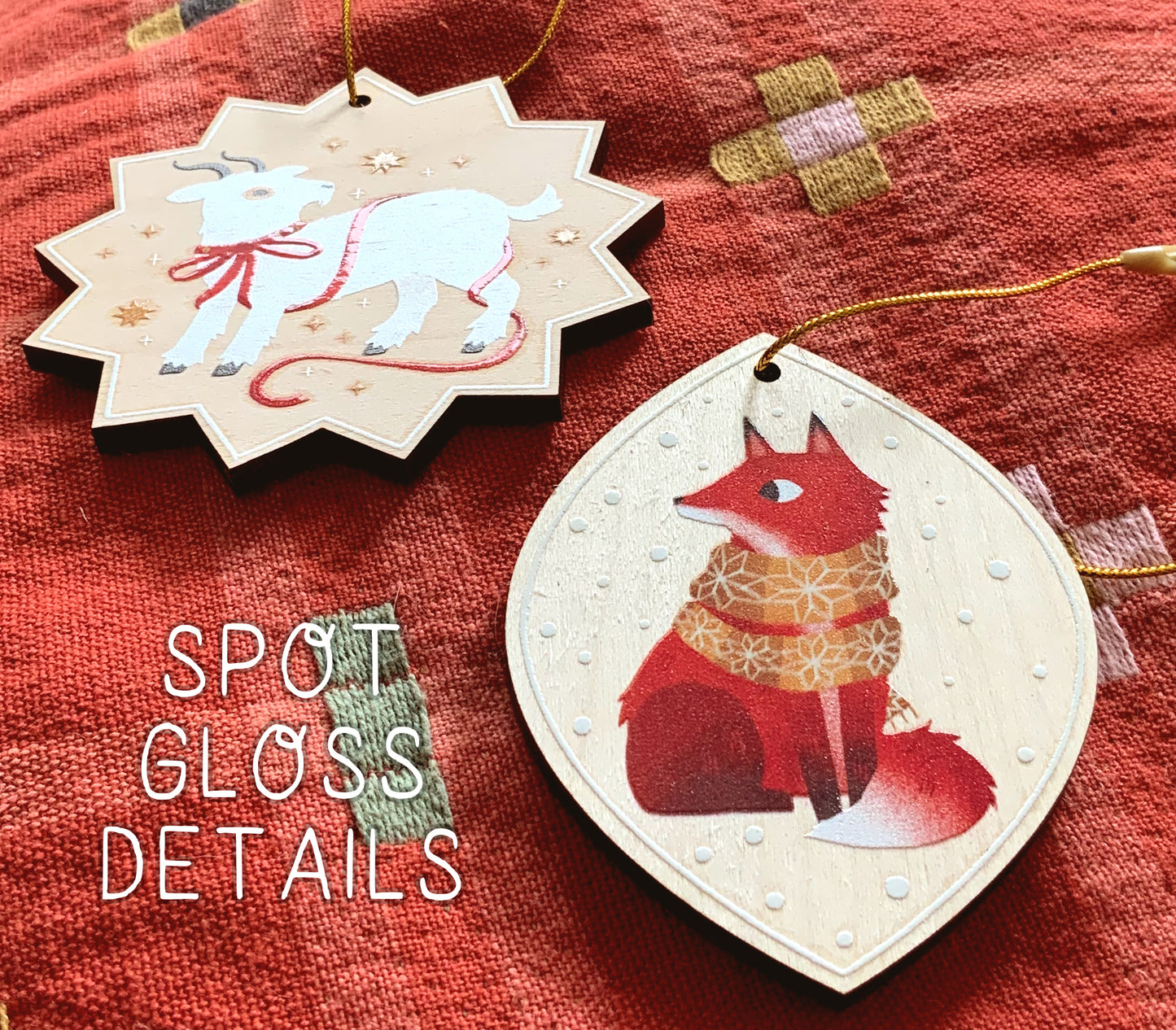 Winter-Holzanhänger