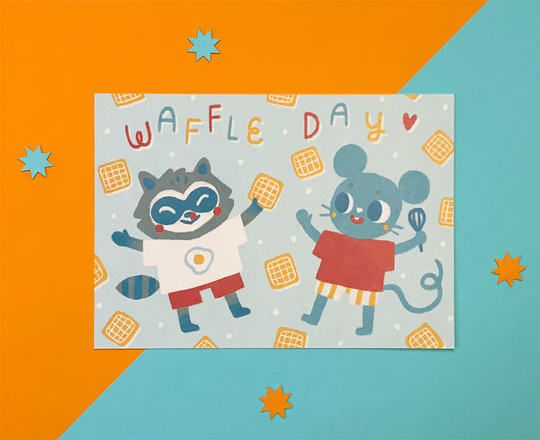 A6 Print // Waffle Day