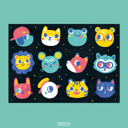 A6 Print // Mo and Friends