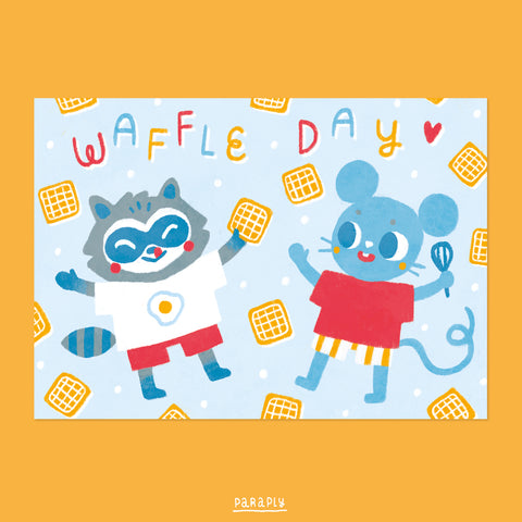 A6 Print // Waffle Day