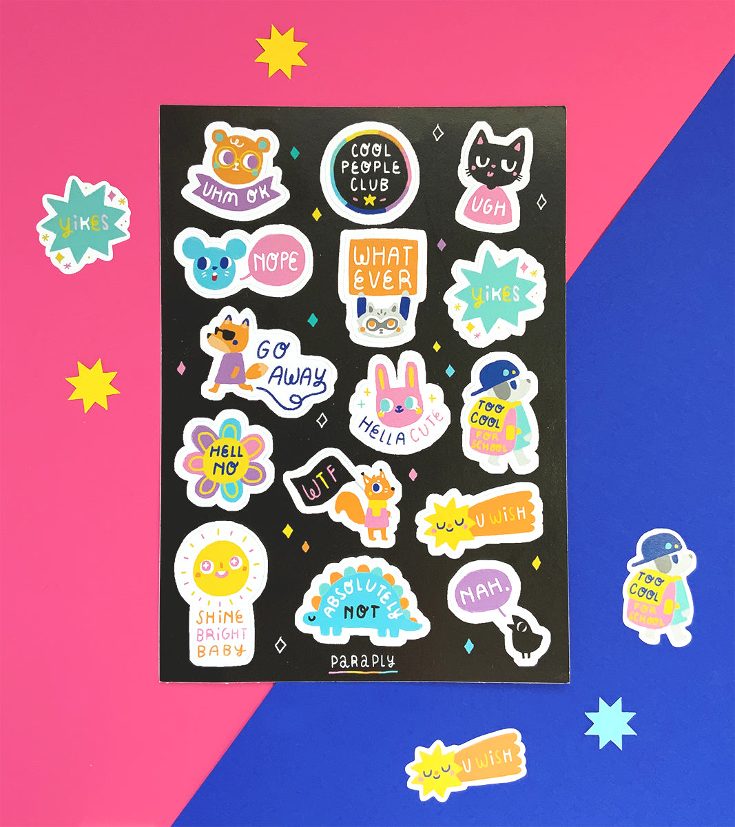 Sticker sheet // Sassy