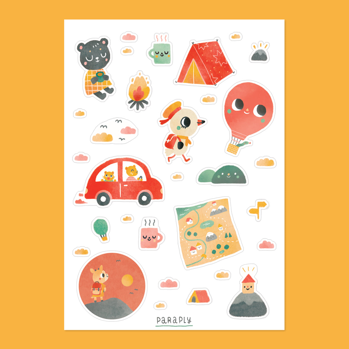 Sticker sheet // Adventure