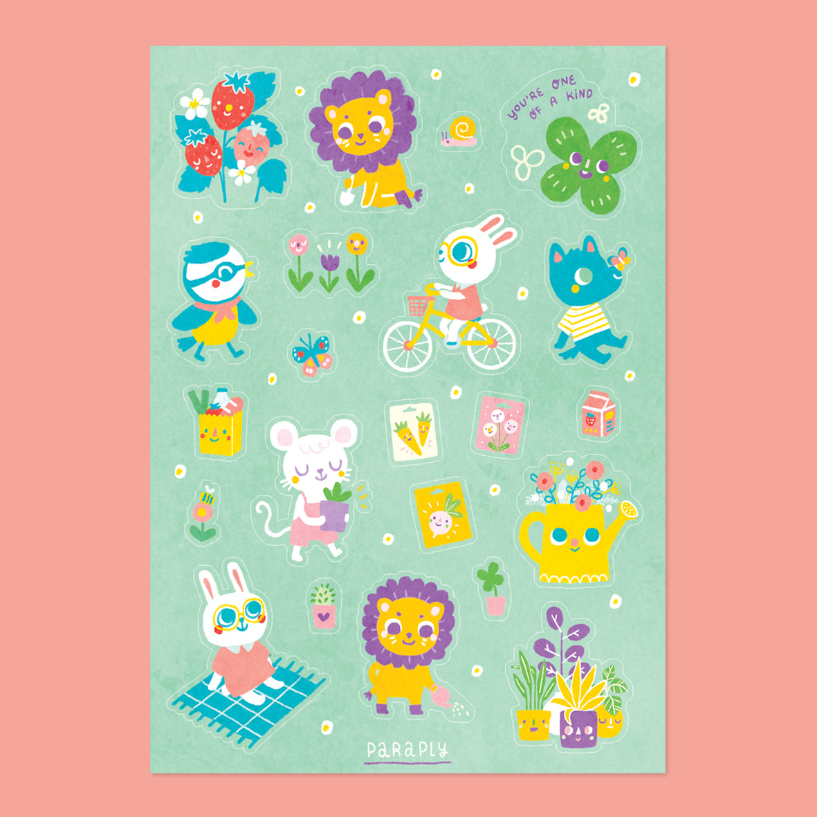 Sticker sheet // Springtime