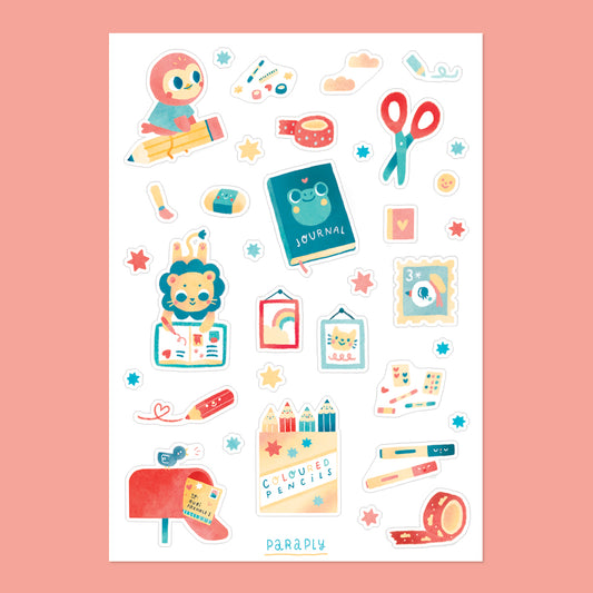 Stickerbogen // Stationery Lover