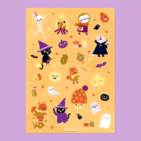Sticker sheet // Autumn