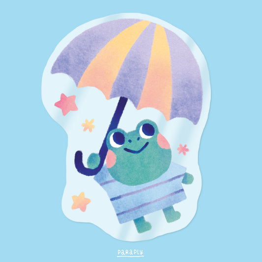Transparent sticker // Froggy Friend