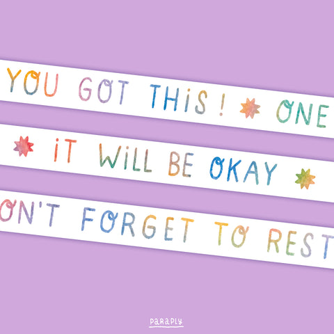 Schmales Washi Tape // Motivation