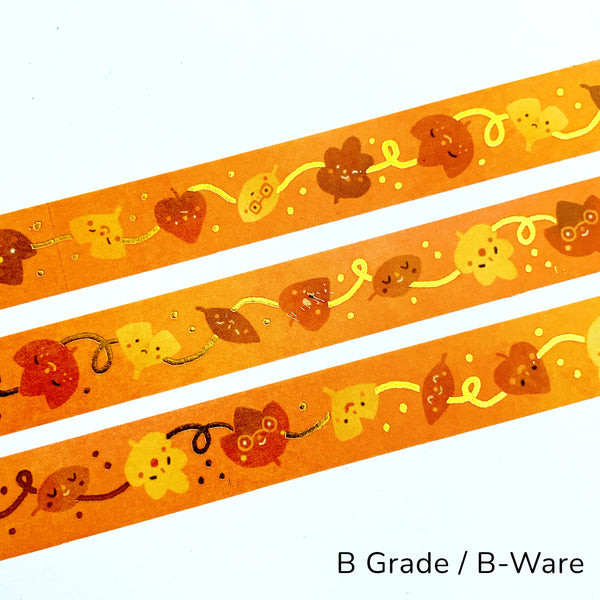 Washi Tape mit Goldfolie // Herbstblätter