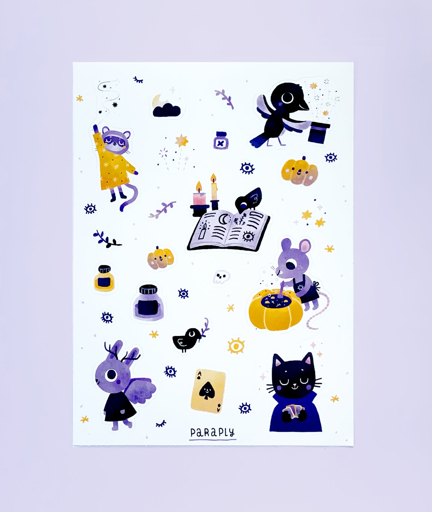 Stickerbogen // Magie
